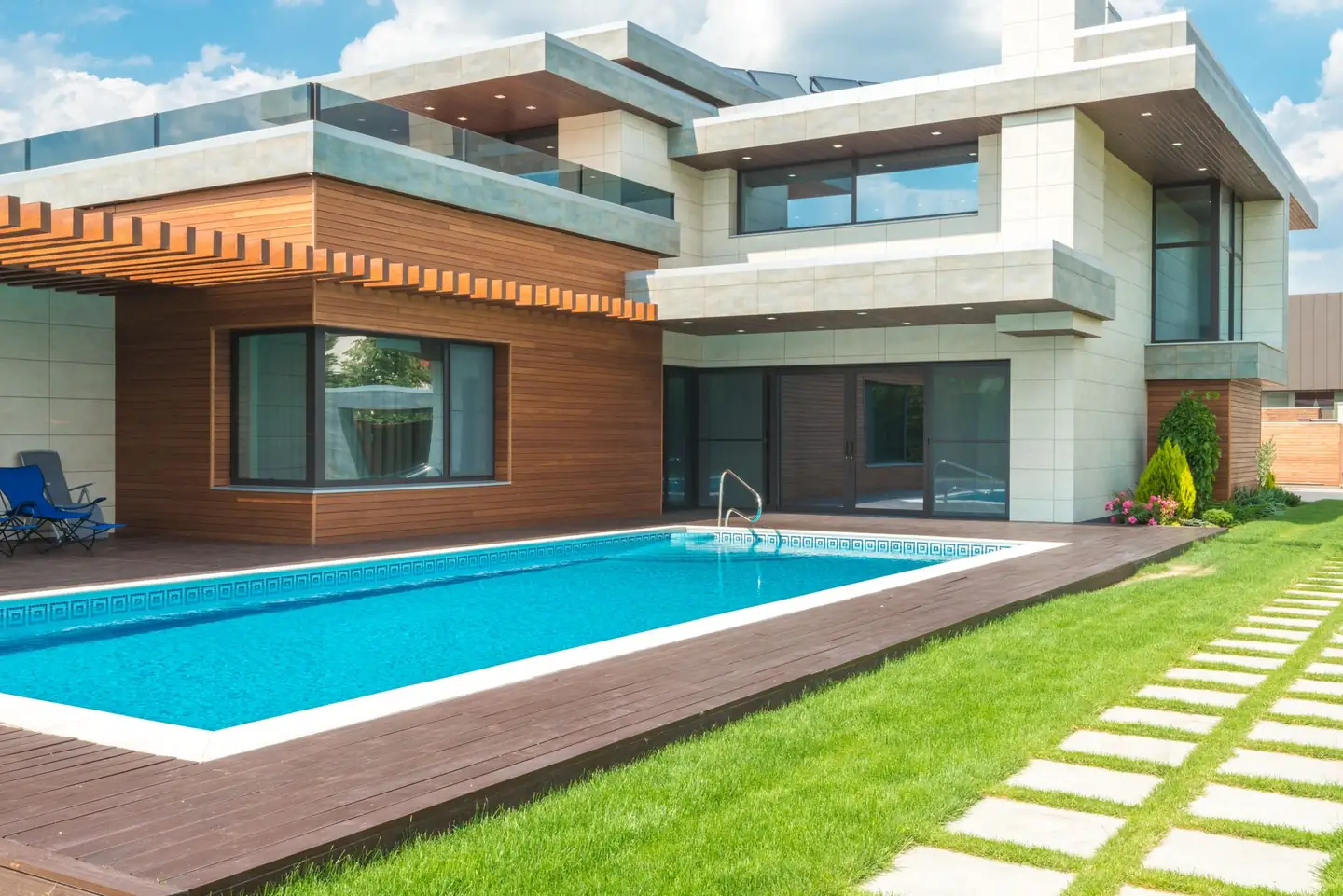 Swimming pool built in Elanora Heights, NSW